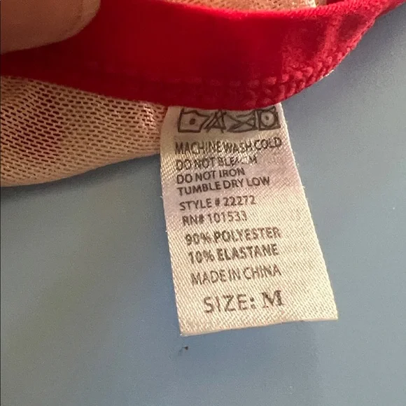 #1274=Red Heart Print Women's Sleepwear Set - Picture 7 of 8